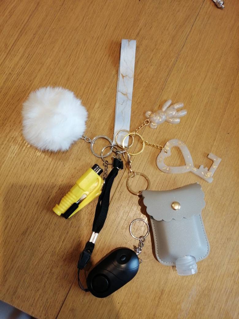 Safety Keychain Personal Keychain Safety Alarm Safety Etsy UK