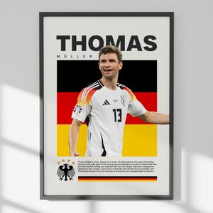 Thomas Muller Germany Poster: Nations League 2025, Raumdeuter Print (Digital Download A3 Size)