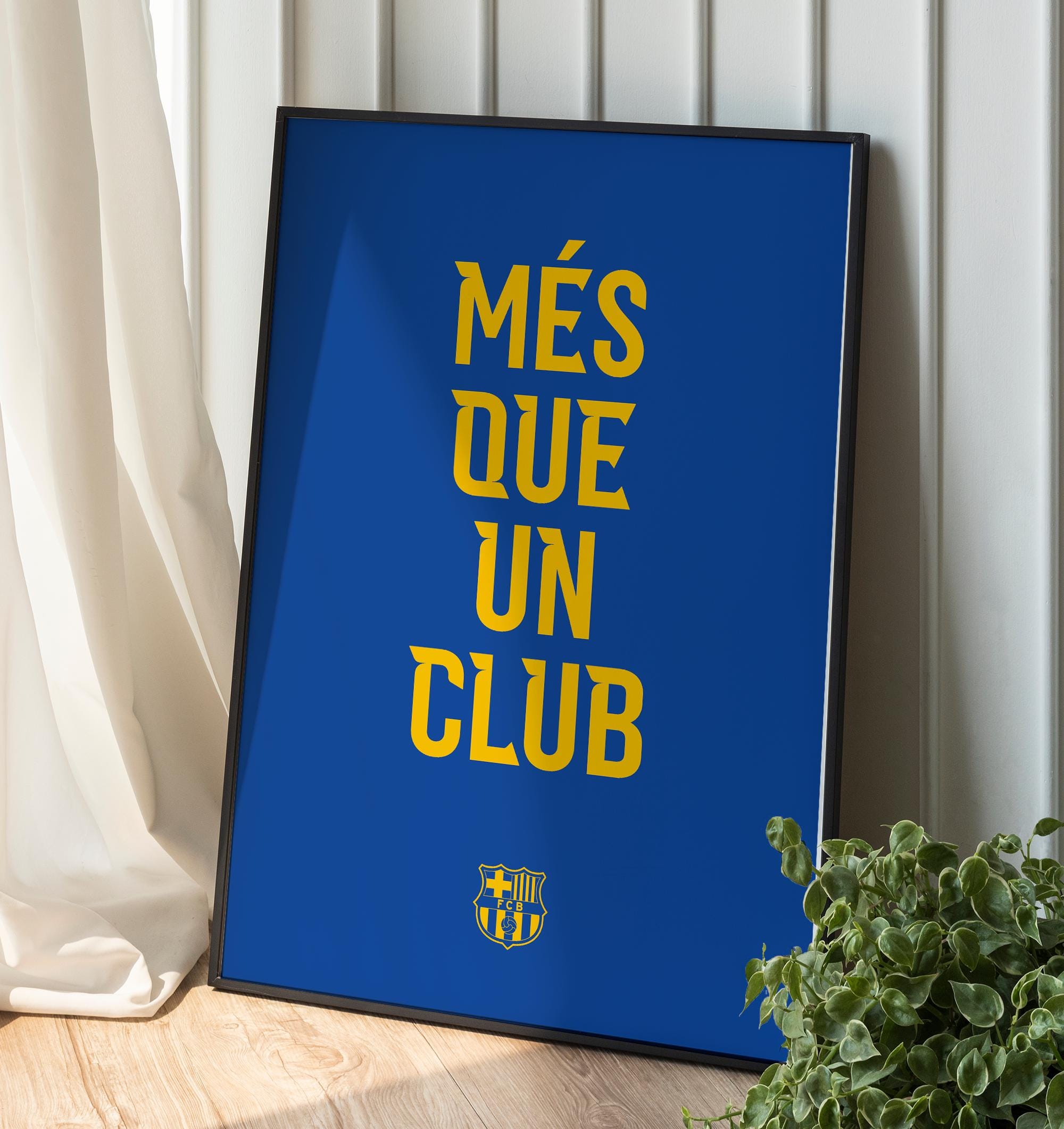 FC Barcelona Poster | Més Que Un Club Wall Art | Barça Digital