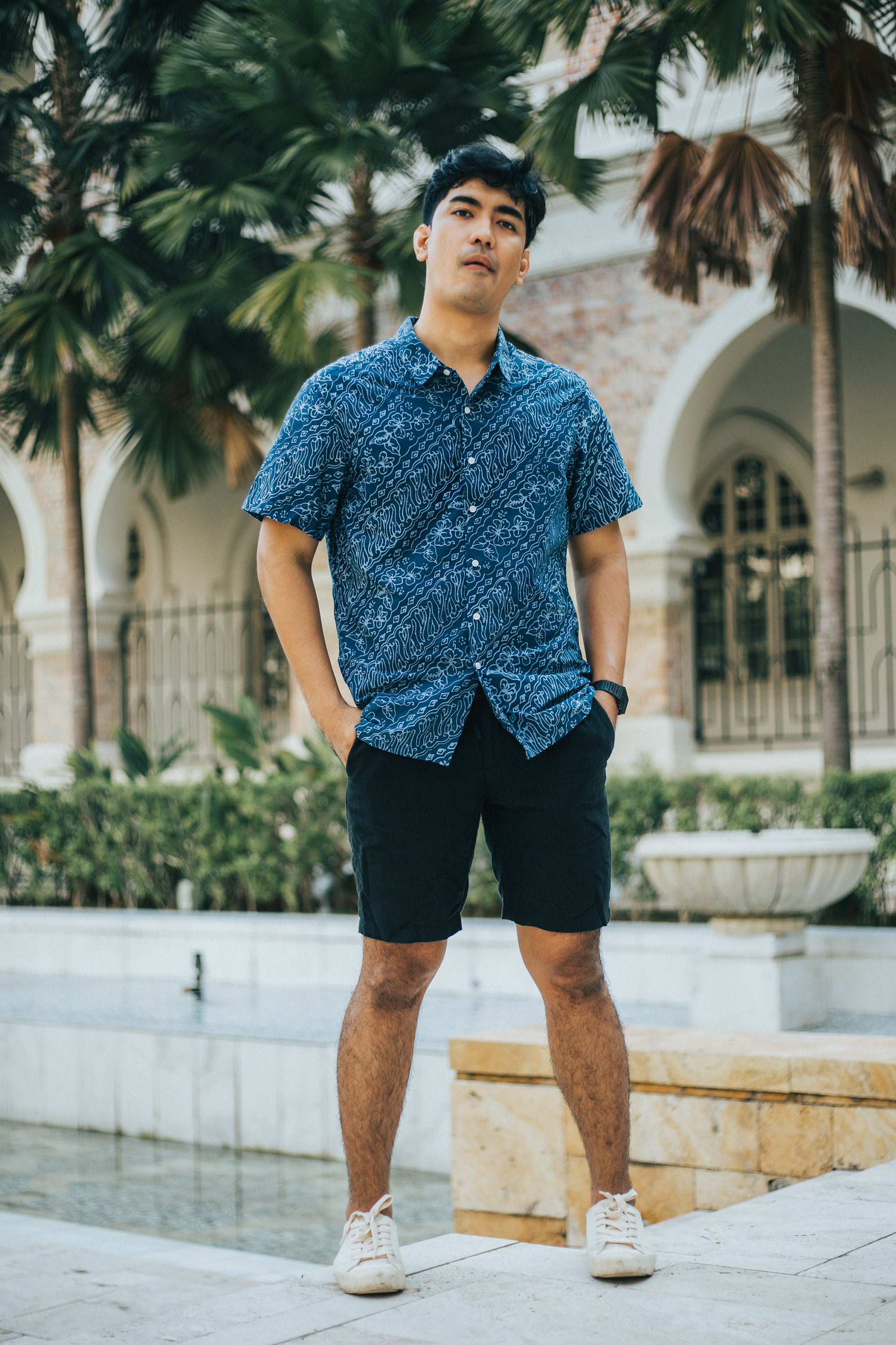 Men's Shirt Traditional Batik Hand made batik Malayan Etsy