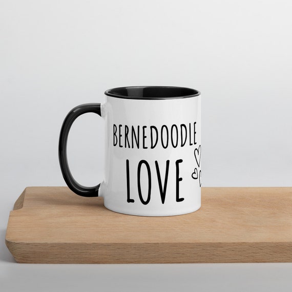 Bernedoodle Gift - Doodlemom - Mug 11 oz- Bernedoodle - Doodle Mug - Bernedoodle Coffee Mug - Mug- Mug with Color Inside