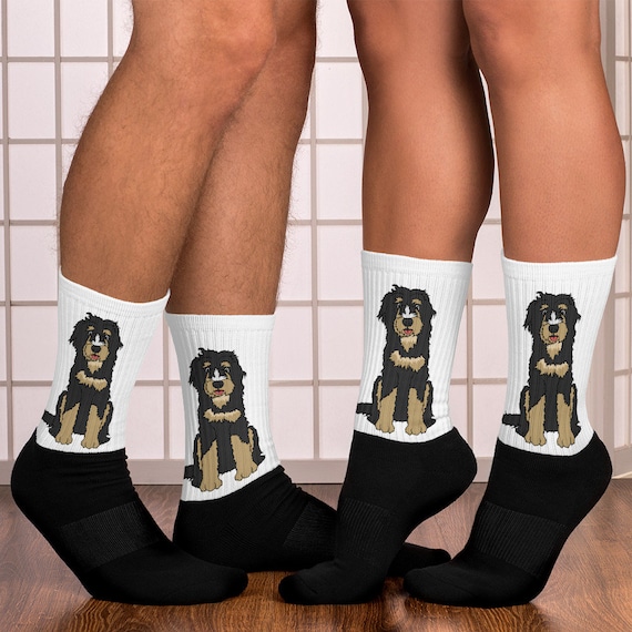 Bernedoodle Socks - Cute Doodle Gift - Funny Doodle - Dog Socks - Socks