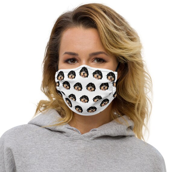 Bernedoodle Face Mask - Face Mask Bernedoodle - Face Mask - Dog Face Mask - Doodle Mask