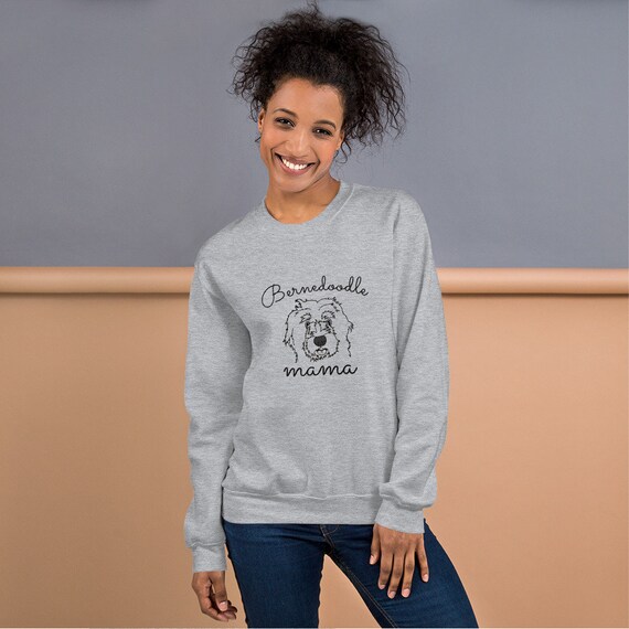 Bernedoodle Mama Sweatshirt - Doodle Mom Shirt - Bernedoodle T-shirt - Doodle Sweatshirt - Womens Sweatshirt