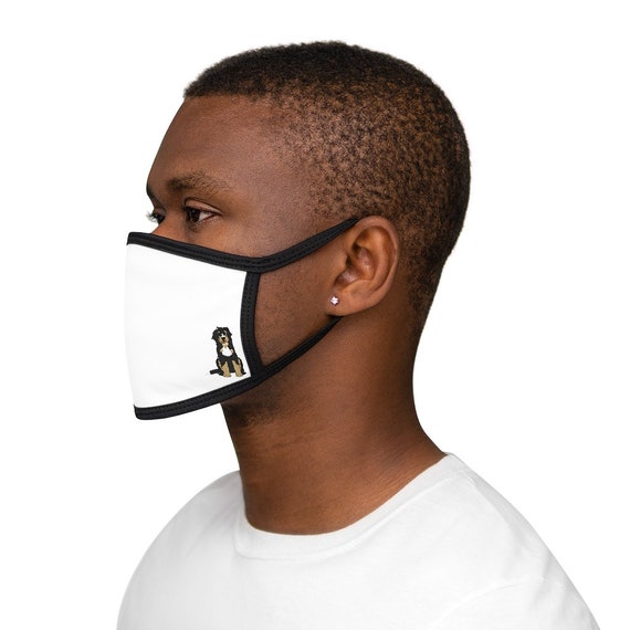 Bernedoodle Face Mask - Face Mask Bernedoodle - Face Mask - Dog Face Mask - Doodle Mask - Mixed-Fabric Face Mask