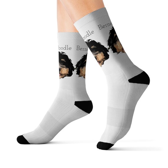 Bernedoodle Socks - Cute Doodle Gift - Funny Doodle - Dog Socks - Socks
