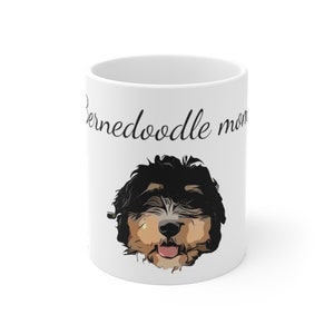 Doodle Mom - Kaffeetasse - Bernedoodle Liebhaber - Geschenk für Weihnachten - Süße Kaffeetasse - Hund Mama - Tasse 11oz