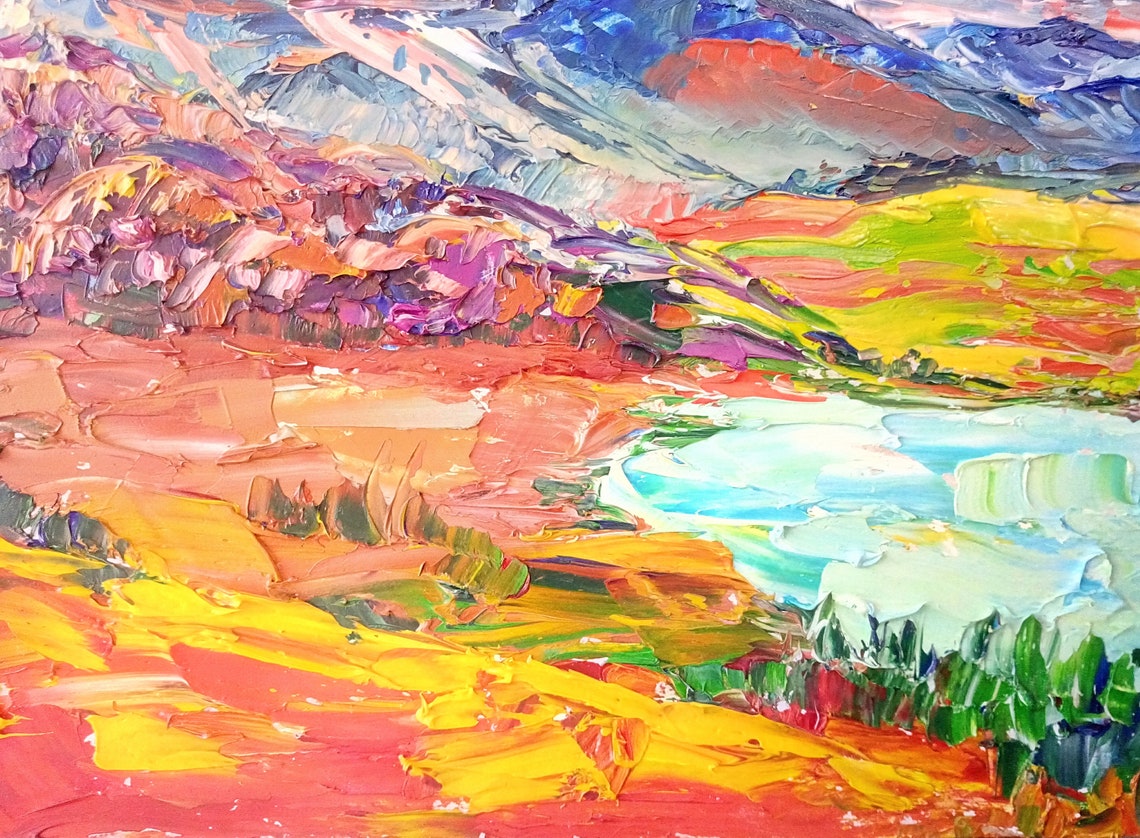 Lake Tahoe painting Original art Lake Tahoe art Tahoe artwork | Etsy