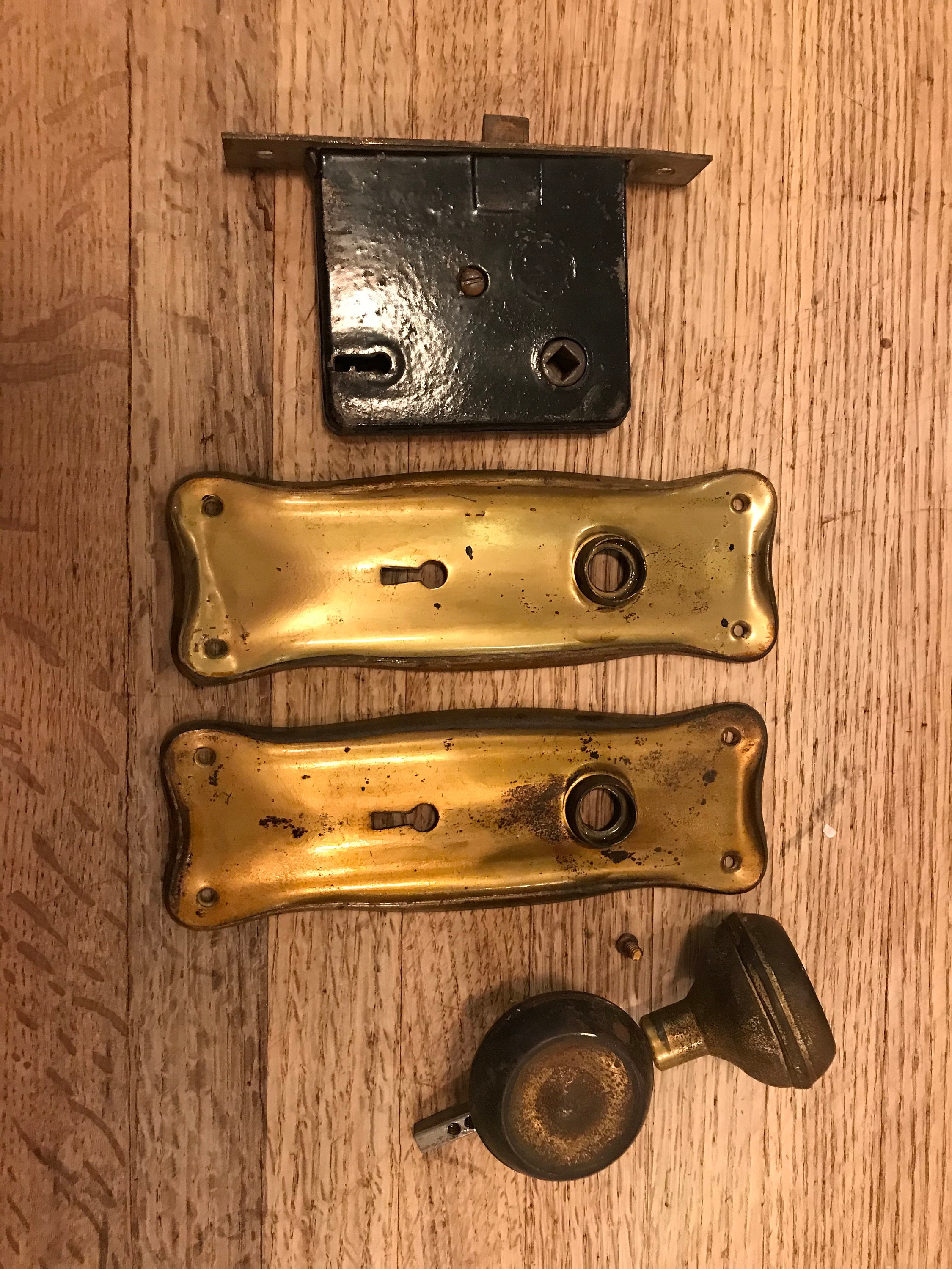 Antique interior mortise lock back plates door plates and Etsy