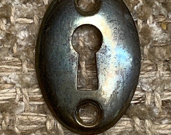 Antique Brass Key Hole Cover Escutcheon