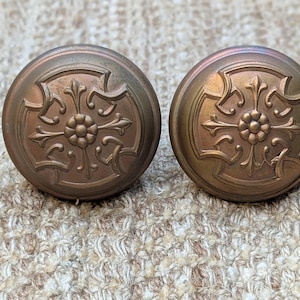2 1/4&quot;  Antique Russell Erwin Door Knob Set Door Hardware Circa 1905