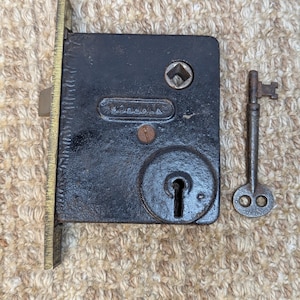Antique Norwalk Interior Mortise Lock Door Hardware With Key
