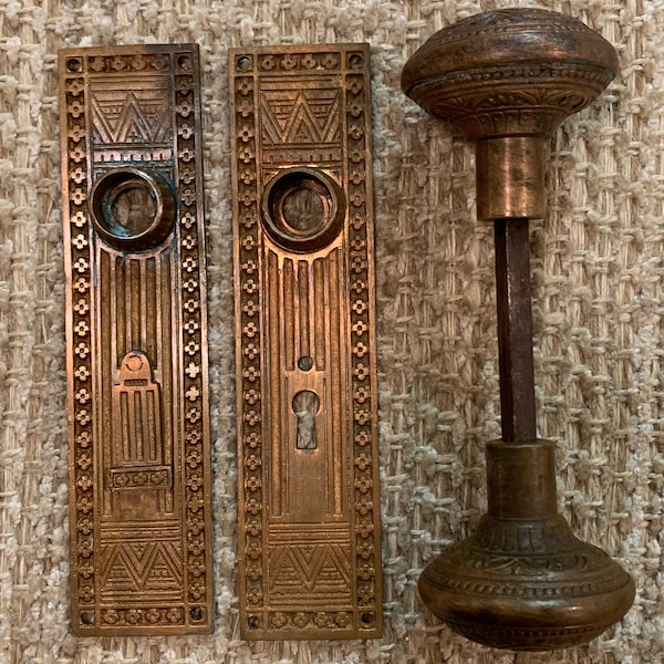 Antique Door Knobs and Plates Etsy