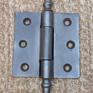 Cerniera per porta con punta a ghianda in ghisa anticata da 3&quot; x 3&quot;