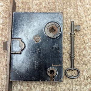 Antique Interior Mortise Lock Door Hardware With Key