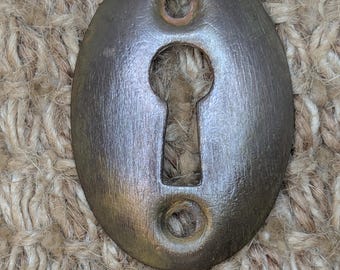 Antique Brass Key Hole Cover Escutcheon