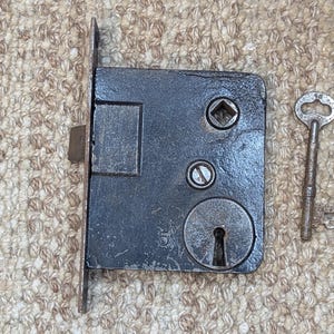Antique Interior Mortise Lock Door Hardware With Key