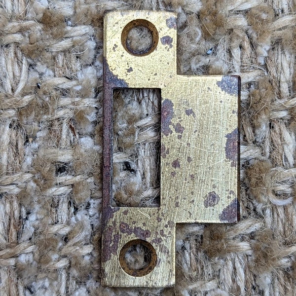 Antique Brass Strike Plate For Mortise Lock