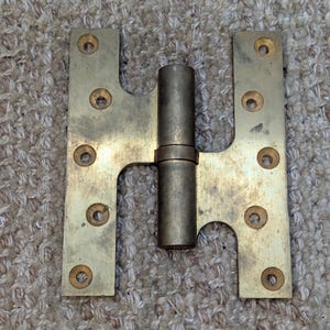 Cerniera per porta a sollevamento destro in ottone massiccio da 4&quot; x 5&quot;