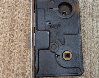 Antique Yale Exterior Mortise Lock Door Hardware #7750
