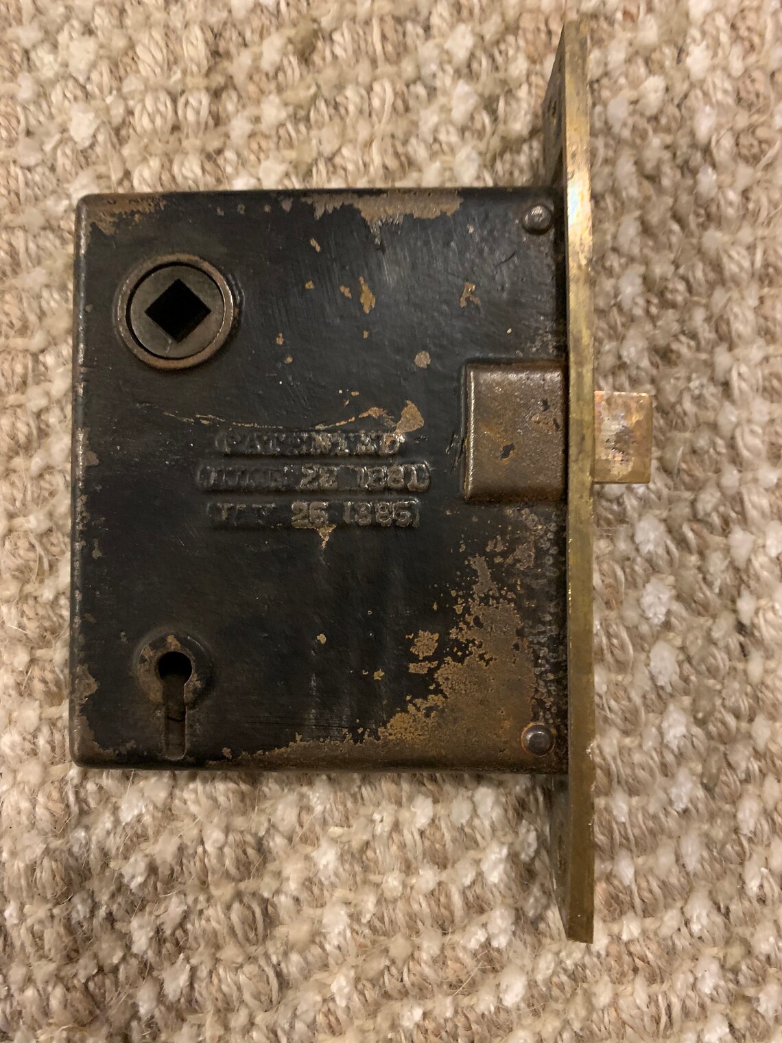 Antique Sargent Interior Mortise Lock Door Hardware 5234 Etsy