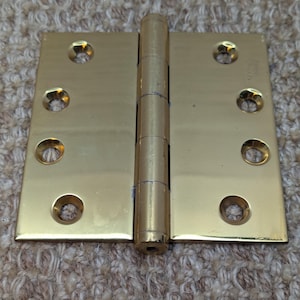 4&quot; x 4&quot; Henne Solid Brass Butt Door Hinge Door Hardware
