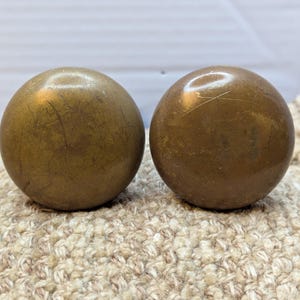 2 1/4&quot; Antique Brass Door Knob Set Door Hardware