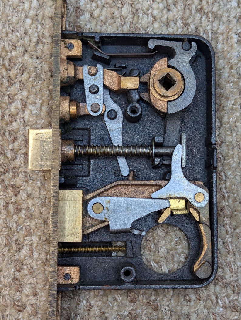 Antique Exterior Mortise Lock Door Hardware #3570 - Etsy