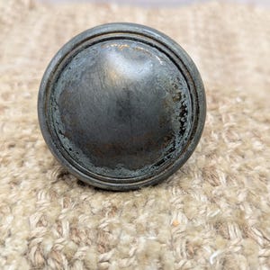 2 1/4&quot; Antique Stamped Steel Door Knob