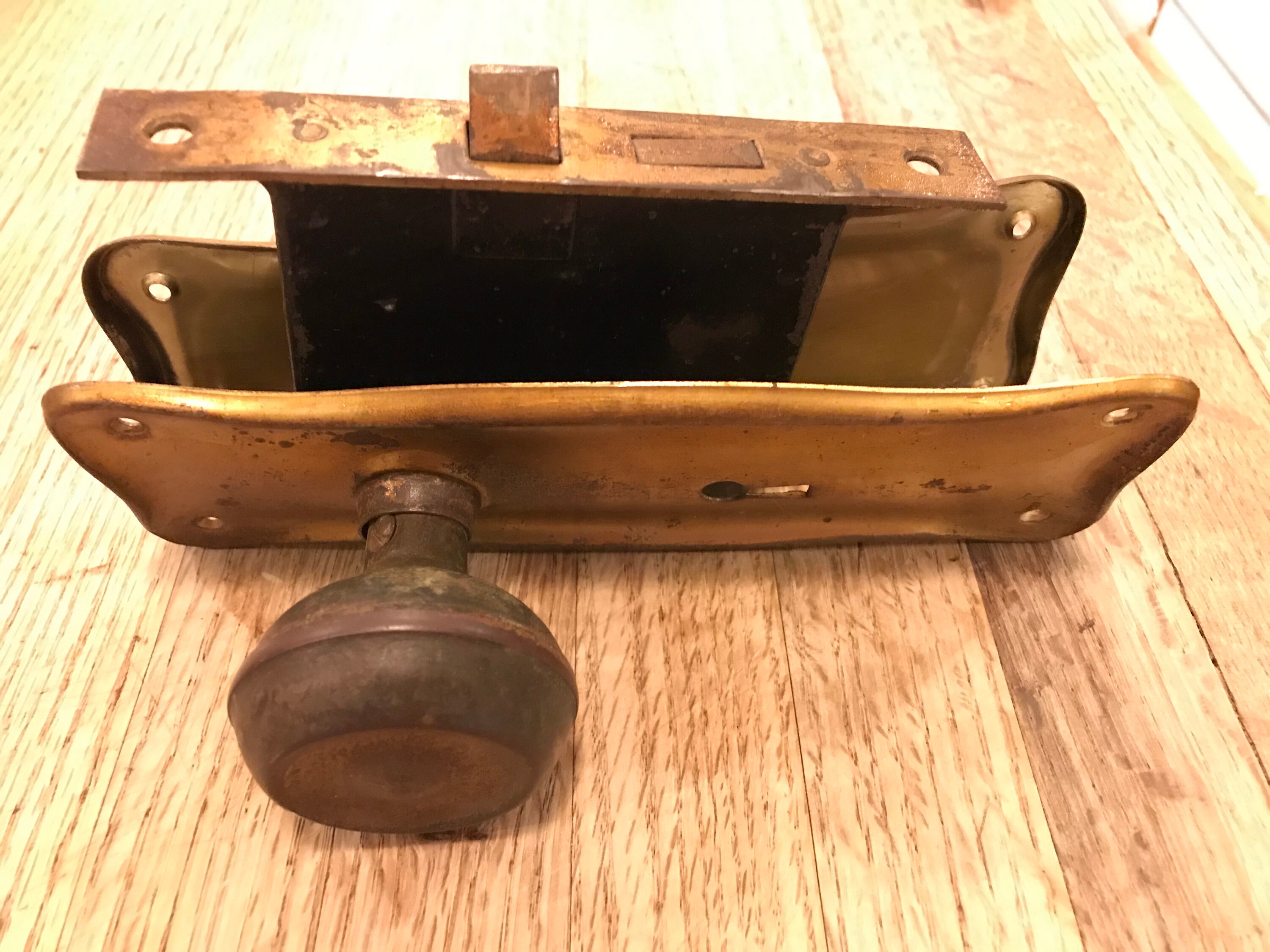 Antique interior mortise lock back plates door plates and Etsy