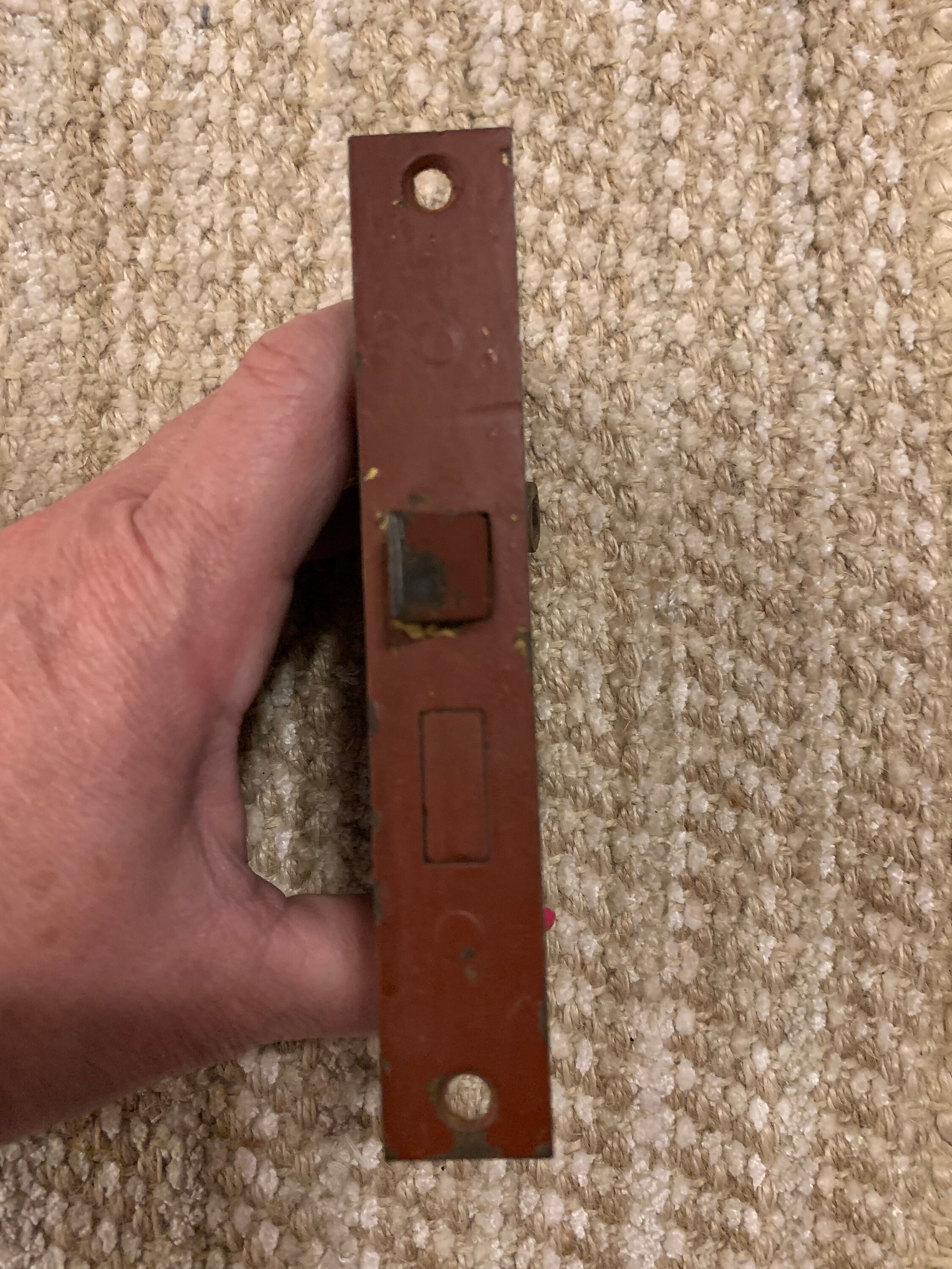 Antique Penn interior mortise lock 2327 and black porcelain Etsy