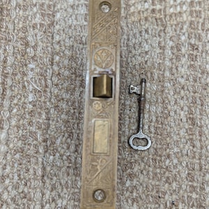 Antique Decorative Brass Interior Mortise Lock Door Hardware With Key