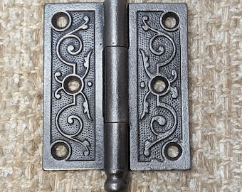 Charnière pour clocher en fonte antique ornée de 3 po x 3 1/2 po.