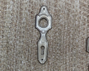 1 1/2" x 5 1/16" antieke gestempelde stalen deurknopplaathardware