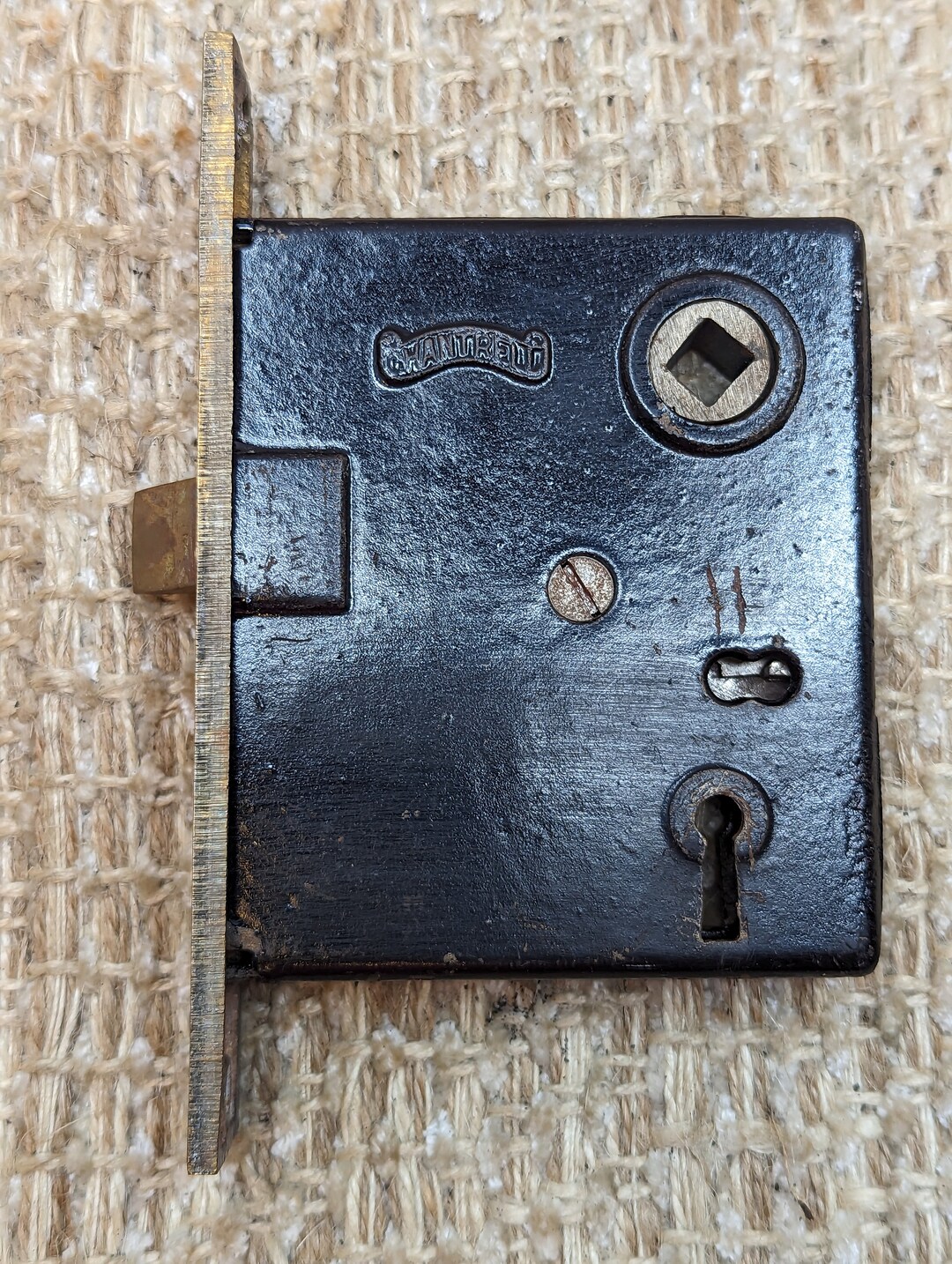 Antique Interior Mortise Lock Door Hardware Chantrell B0350 Etsy