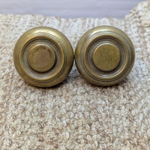 2 1/4&quot; Antique Brass Door Knob Set Door Hardware