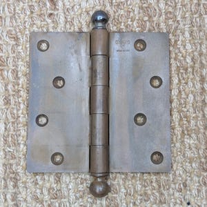 4 1/2&quot; x 4 1/2&quot; Stanley Steel Ball Tip Door Hinge Door Hardware