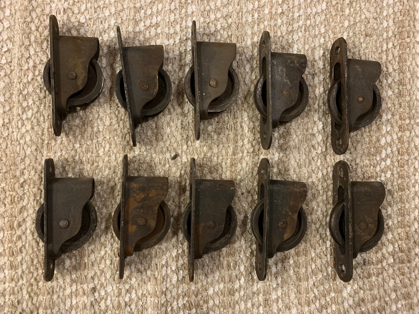 Lot of 10 Antique Andersen Window Sash Weight Pulleys Etsy