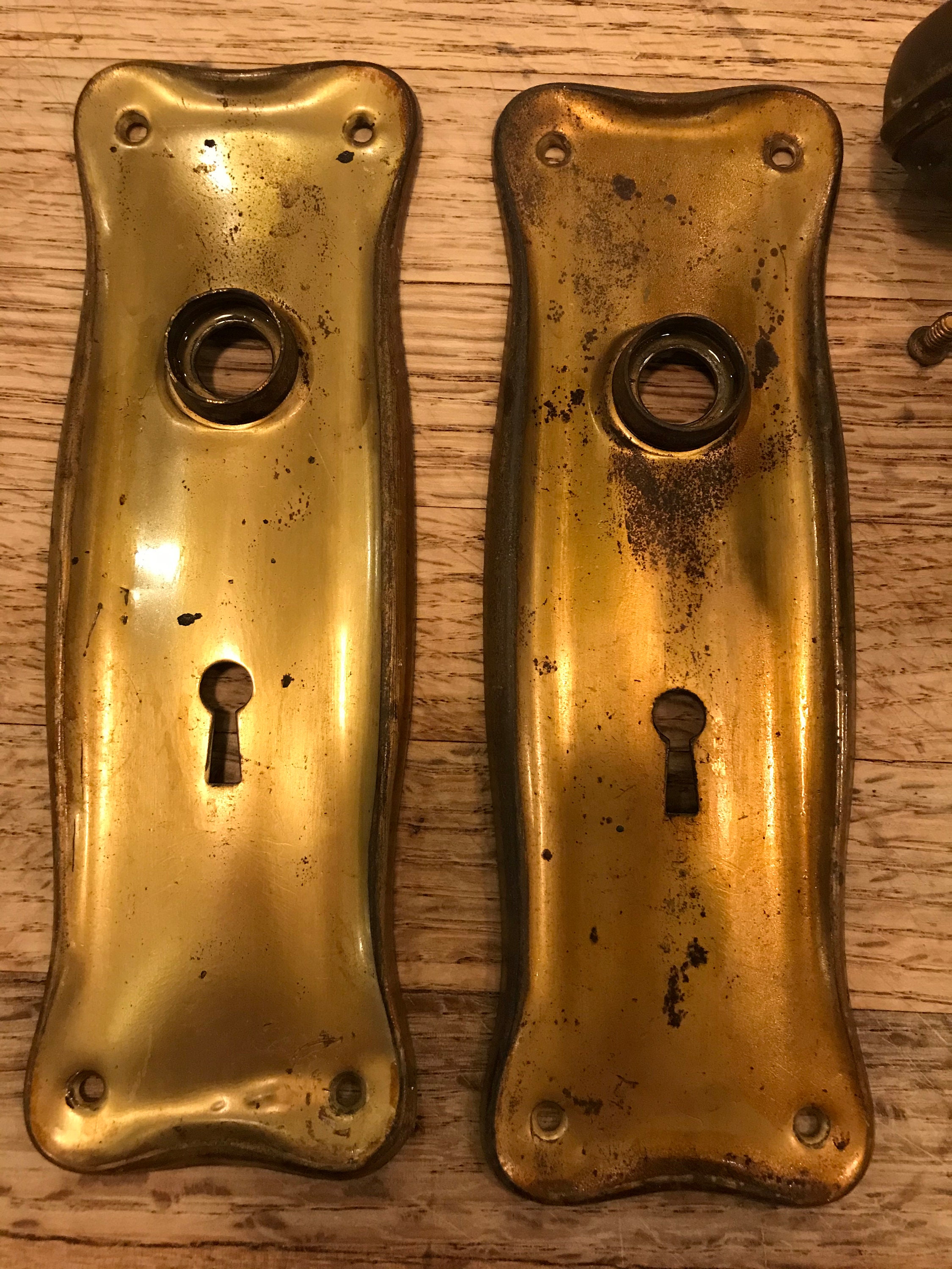 Antique interior mortise lock back plates door plates and Etsy