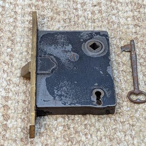 Antique Interior Mortise Lock Door Hardware With Key