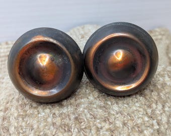 2 1/4" Antique Decorative Stamped Steel Door Knob Set