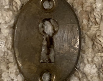 Antique Brass Key Hole Cover Escutcheon