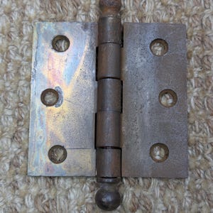 3&quot; x 3&quot; Antique McKinney Ball Tip Door Hinge