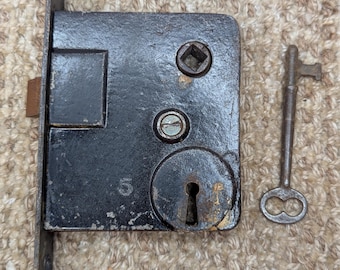 Antique Interior Mortise Lock Door Hardware With Key