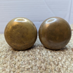 2 1/4&quot; Antique Brass Door Knob Set Door Hardware