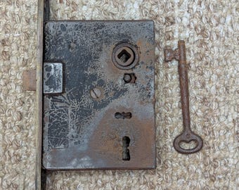 Antique Interior Mortise Lock Door Hardware With Key