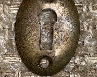 Antique Brass Key Hole Cover Escutcheon