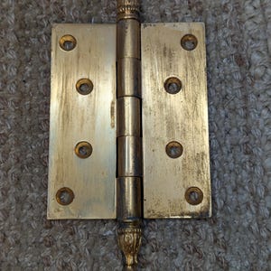 3 1/2&quot; x 4 1/2&quot;  Solid Brass Steeple Tip Door Hinge Door Hardware