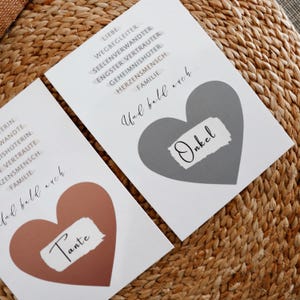 Tante - Onkel , Rubbelkarte , Schwangerschaft verkünden , emotional & spannend