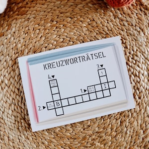 Wir bekommen ein Baby , Kreuzworträtsel , Schwangerschaft verkünden , Für die ganze Familie